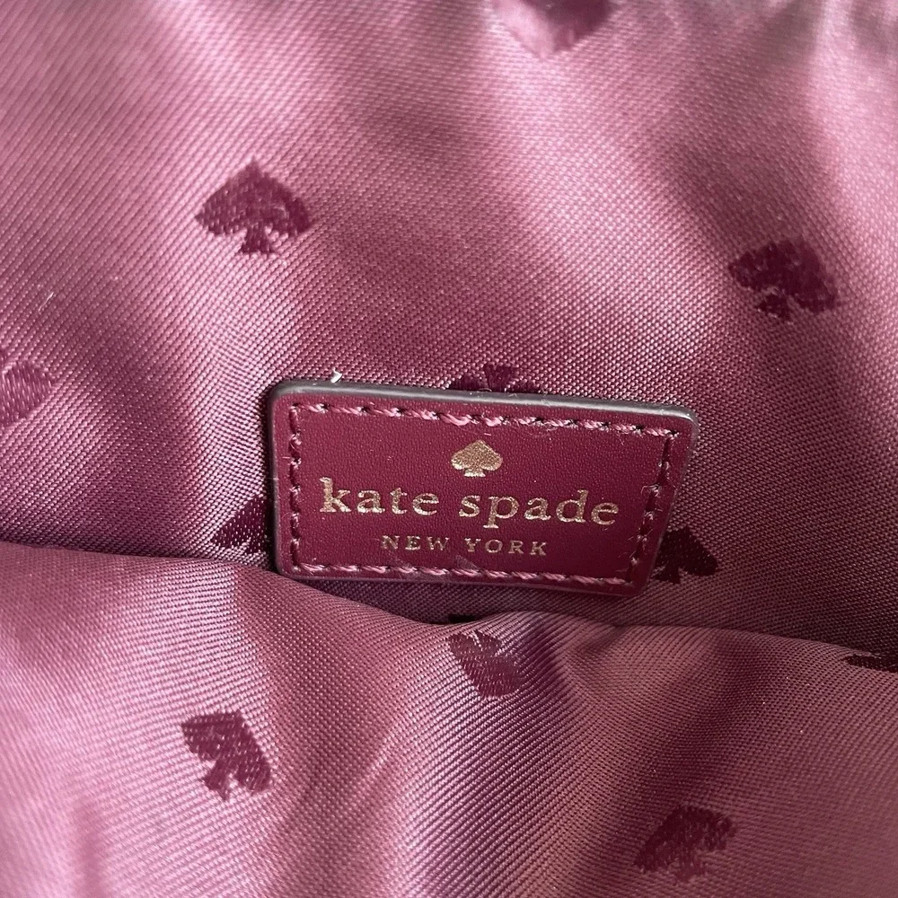 Kate Spade Ivy‎ Street Amy Purple Smooth Leather Crossbody WKRU4856